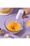 Electric hand mixer w/three speeds, equipped w/two detachable SS whisks, Kitchen whisk for baking, cakes, creams, dough - Purple (185W) - 3