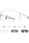 Photochromic Safety Glasses Unisex Polarized Photochromic Lenses for Camping Running Sports Cycling Motorcycling Hiking Trekking - 2