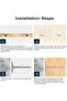 2 pieces - concealed shelf bracket - heavy duty bracket - wall-mounted floating shelf bracket - 120x76x21mm - steel - 5