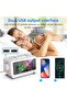Alarm clock radio with alarm - Night alarm - Clock radio - Compact size - 5