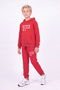 Boy's Printed Kangaroo Pocket Hooded Tracksuit Set - 4