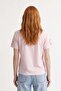 V-Neck Stone Detailed College T-Shirt - 3