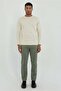 Men's Regular Fit Khaki Trousers - 4