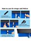 Rectangular solar pool cover - 260 x 170 cm foldable cover for above-ground pools - 2