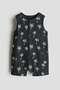Cotton terry romper suit