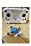 Mini Drone quadcopter remote control airplane high fall resistance toy (blue) - 5