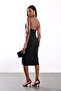 Black Halter Neck Midi Dress 12483 - 6