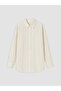 Lcw Modest White Striped Women's Shirt - 5