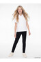 Black Girls' Leggings with Stitching Detail - 2