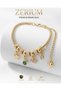 Women's Steel Charm Bracelet Premium Series with Glittering Butterfly and Heart Figures - 6