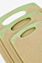 3 Pieces Non-Slip Reversible Cutting Boards, Beige - 3