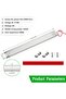 12V LED lights for RVs, 120 LEDs, wide switch, 6000K, interior lighting for vehicles, trailers, boats, kitchens, and rooms. - 2