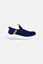 Toddlers Boy Ultra Flex 3,0 Slip On Walking Shoes, Navy Blue - 4