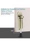 2-Piece Kick-Off Door Stop, Spring-Loaded Telescopic Door Stop, Adjustable Lock Holder, 25mm/0.98in Ground Height, Bronze - 3