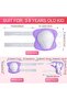 Purple 8.2x12.4x9 cm Children Roller Skate Protective Gear Set - 4