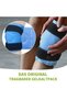 pair of knee cooling sleeves with Velcro, knee cooling bandages to relieve knee pain, dark blue, product size 34*27cm. - 4