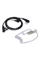 2-pin concealed acoustic tracheal microphone earphone earbuds