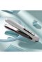 Hair straightener, 4 temperature settings, ergonomic design, 5000mAh battery, portable, white. - 2