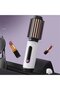 Cordless Curling Brush - 2-in-1 styling brush for curls, straight hair, and volume - Heats up in 10 seconds - Perfect for home and travel - Pink - 3