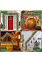 (ec153 Christmas twig white LED pinecone lights HX12)Christmas Decorations,Artificial Christmas Garland, 9 FT Christmas Pinecone Wreath Flocked with Mixed Decorations, Spruce for Door Decoration - 6