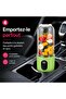 Portable blender, makes smoothies and creams separately, 16-blade portable juicer - 500ml - Green - 3