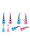 21 Inch Soprano Ukulele 2 Pack Combo | Pink & Blue Nylon String Ukulele Set for Kids & Beginners - 4