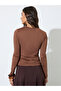 Pack of 2 - Long Sleeves Round Neck Ruched Fitted Knit Top - 6