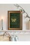 Gold Framed Vintage Emerald Book Cover Canvas Wall Art (60x80 cm) - 3