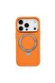 iPhone 18 Pro Max Better Enjoyment Stand Compatible Case Premium Leather with MagSafe Ring Stand Matte Cover Supports Wireless Charging - 3