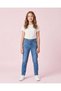Senior Girls Blue Studded Slim Fit Jeans - 2