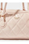 Light Pink Quilted Shoulder Bag - 4