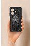 Oppo A3 Compatible Ethnic Wolf Pattern Silicone Case