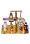 Miniature Gold Stirling Engine Decorative Educational Premium