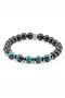 Natural Stone Jade Onyx Hematite Natural Stone Men's Bracelet Eub14Joht Peace and Strength