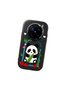 Vivo X200 Pro Compatible Case Camera Protector Black Silicone Couple Phone Case Panda Pattern - 3