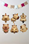 6 Year Old Capybara Themed Birthday Balloon Chain Set - 2