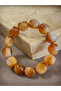 Chalcedony Natural Stone Balance Bracelet Amorphous Rock Cut - 2