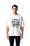 Happy Holidays Themed Design Printed Men's Oversize T-Shirt