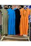Women's Ruffled Sleeve Segmented Midi Cotton Dress - 2