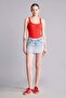 Mini Jean Shorts Skirt I4913Ax26Hs - 2