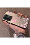 Infinix Note 50 Pro 4g Compatible Silicone Edge Hard Back Case Couple Phone Case with Letter S Pattern - 2