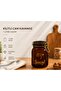 Set of 3 1 Liter Amber Glass Food Jars with Locking Lids - 3