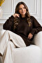 Knitwear Tunic R4517 Brown - 2