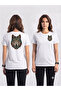 Bozkurt and Turkish Motif Front and Back Printed Unisex T-Shirt