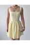 Women's Sari Poplin Mini Dress with Square Collar, Button Detail and Gathered Skirt - 2