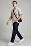 Washed Straight Fit Jeans with Button Closure - 2