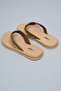 Embroidered Strap Flip-Flops - 4