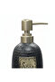 Navy Blue Speckled Glaze Ceramic & Plastic Liquid Soap Dispenser - 400 ml - 2