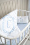 Mother's Side Duvet Cover Set (60X100) - Noble Series - Blue - Letter C - 4
