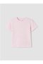Pink Heart Embroidered Girl's T-Shirt - 8
